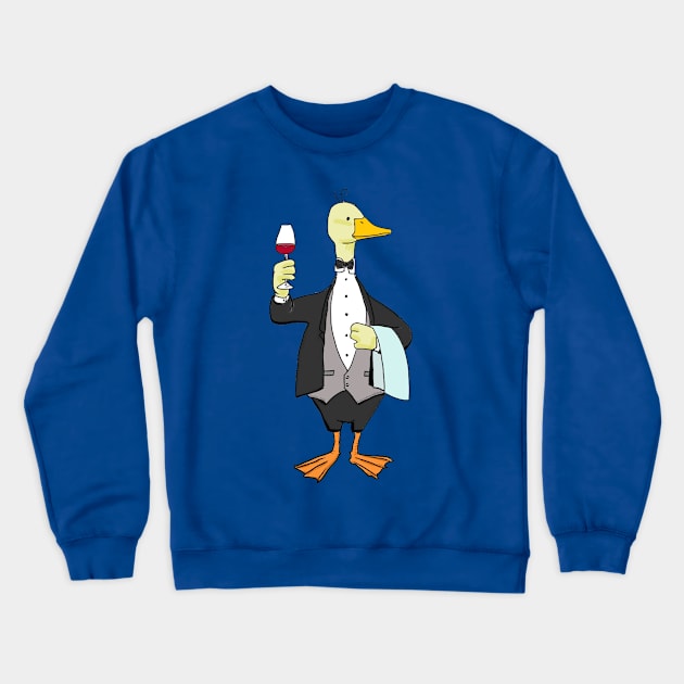 Fancy Duck Crewneck Sweatshirt by Tinka Collective